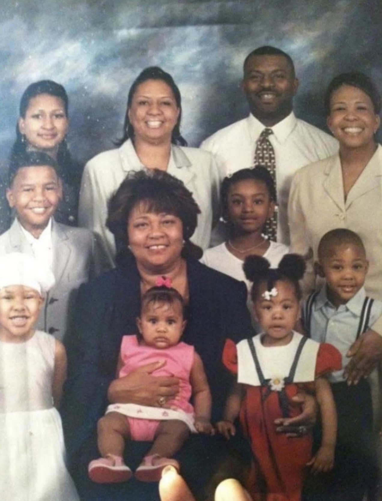 Multi-generational Knighton family portrait